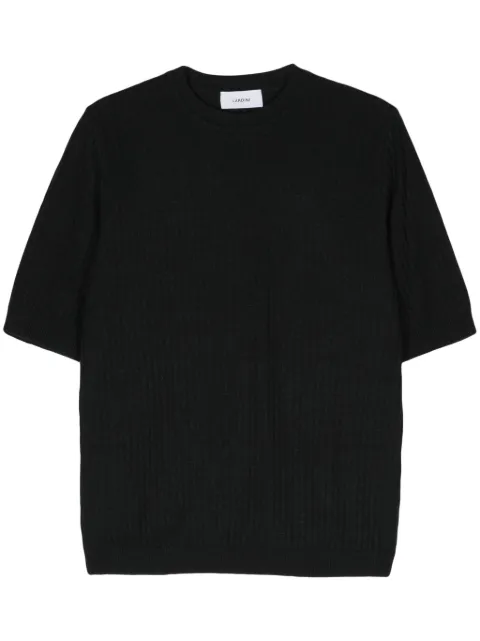 Lardini ribbed crew-neck T-shirt