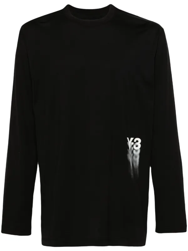 Y-3 GFX Cotton T-shirt | Black | FARFETCH IN 