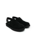 UGG Kids Goldenstar suede clogs - Black