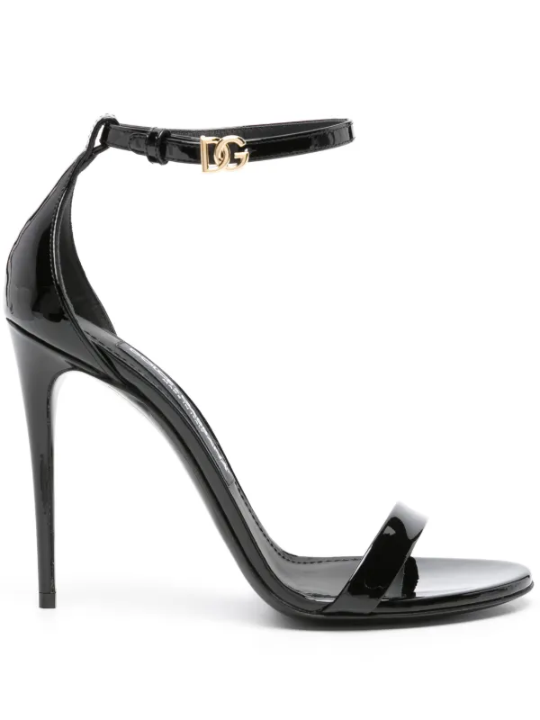 サンダル・ミュール DOLCE  GABBANA Women Sandals CG0927AD645HN5PD Black Polished calfskin sandals in Black for Women | Dolce&Gabbana® US