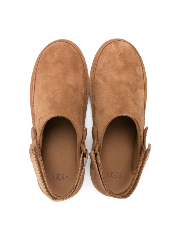 UGG Kids Goldenstar スエード クロッグ | ブラウン | FARFETCH JP