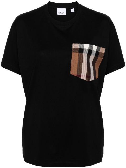 Burberry Vintage Check-detail cotton T-shirt Women