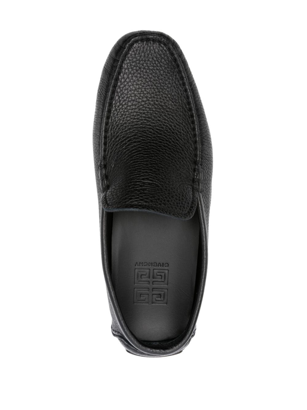Shop Givenchy Mr G Driver Leather Loafers In Schwarz