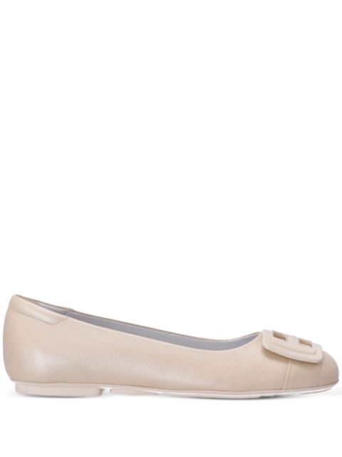 Hogan ballerines en cuir verni