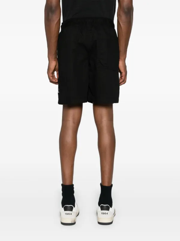 Calvin Klein Jeans logo-patch Twill Bermuda Shorts | Black