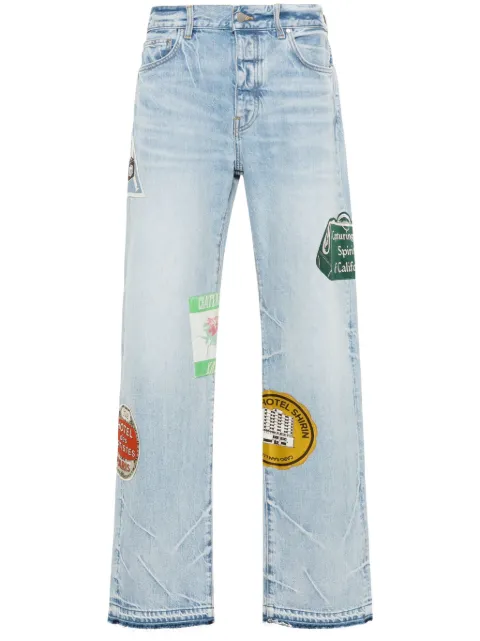 AMIRI Travel Patch straight-leg jeans