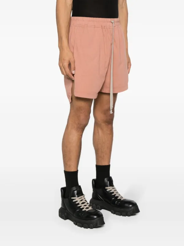 Rick Owens DRKSHDW Phleg Cotton Shorts | Orange | FARFETCH