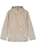 and Wander logo-print jacket - Neutrals