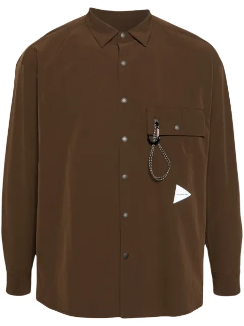 and Wander camisa con logo estampado