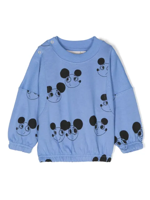 Mini Rodini mouse-print sweatshirt