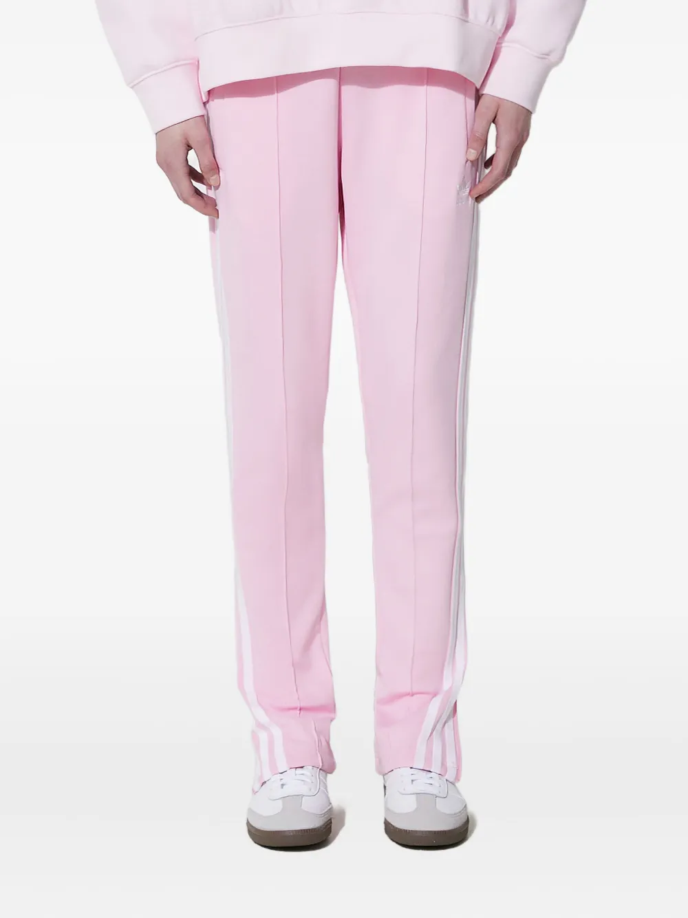adidas Adicolor Classic SST three-stripe track pants | Pink | Image 1