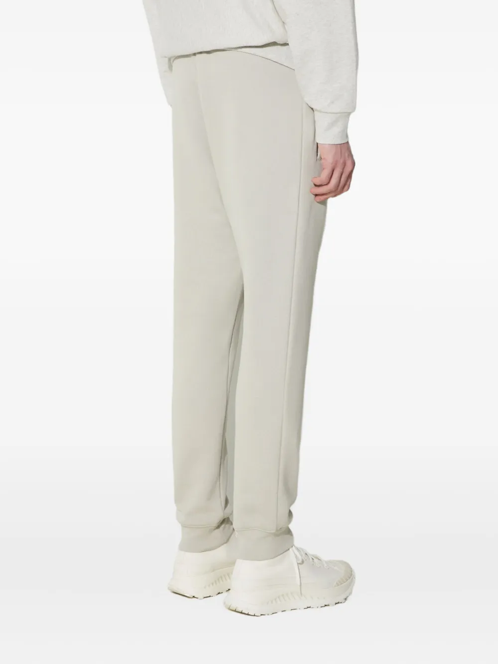 Adidas Originals Logo-embroidered Sweatpants In Neutral