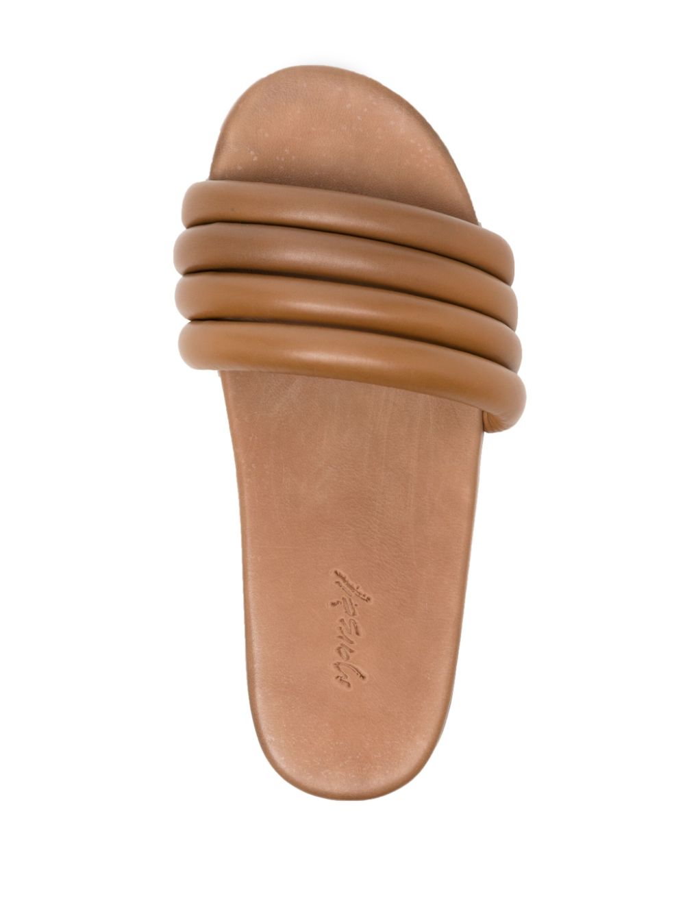 Shop Marsèll Spanciata Scalzato Leather Sandals In Brown