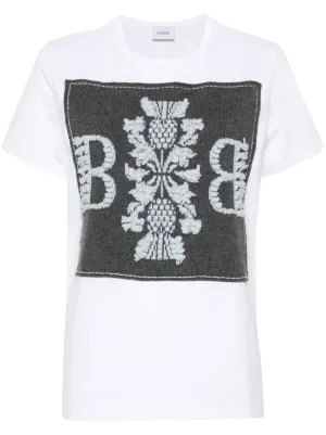 BARRIE(バリー)☆関税込 カシミヤ Bロゴパッチ 半袖 Tシャツ BARRIE(バリー)☆関税込 カシミヤ Bロゴパッチ 半袖 Tシャツ