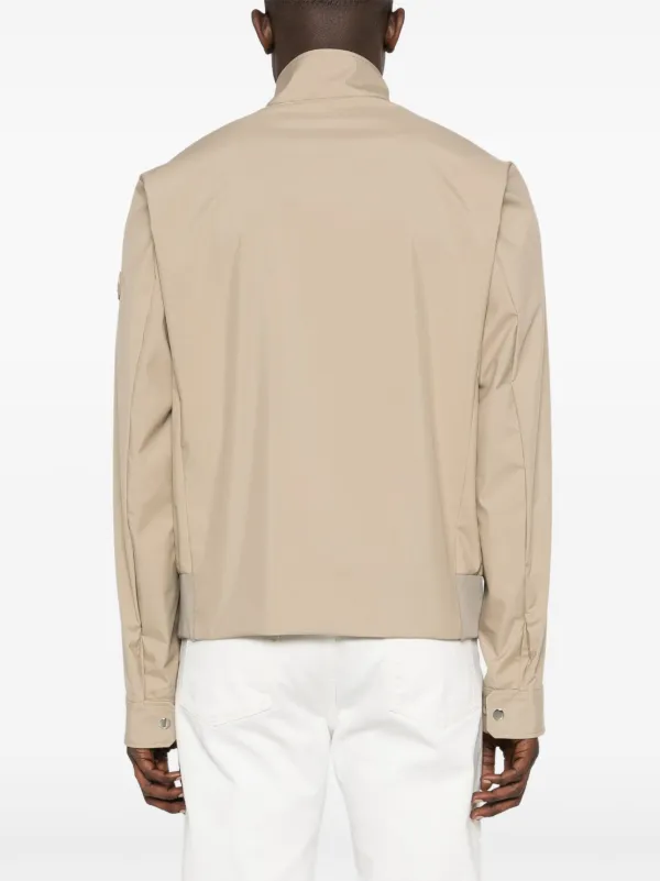 Moncler Chaberton appliqué-logo Jacket | Neutrals | FARFETCH