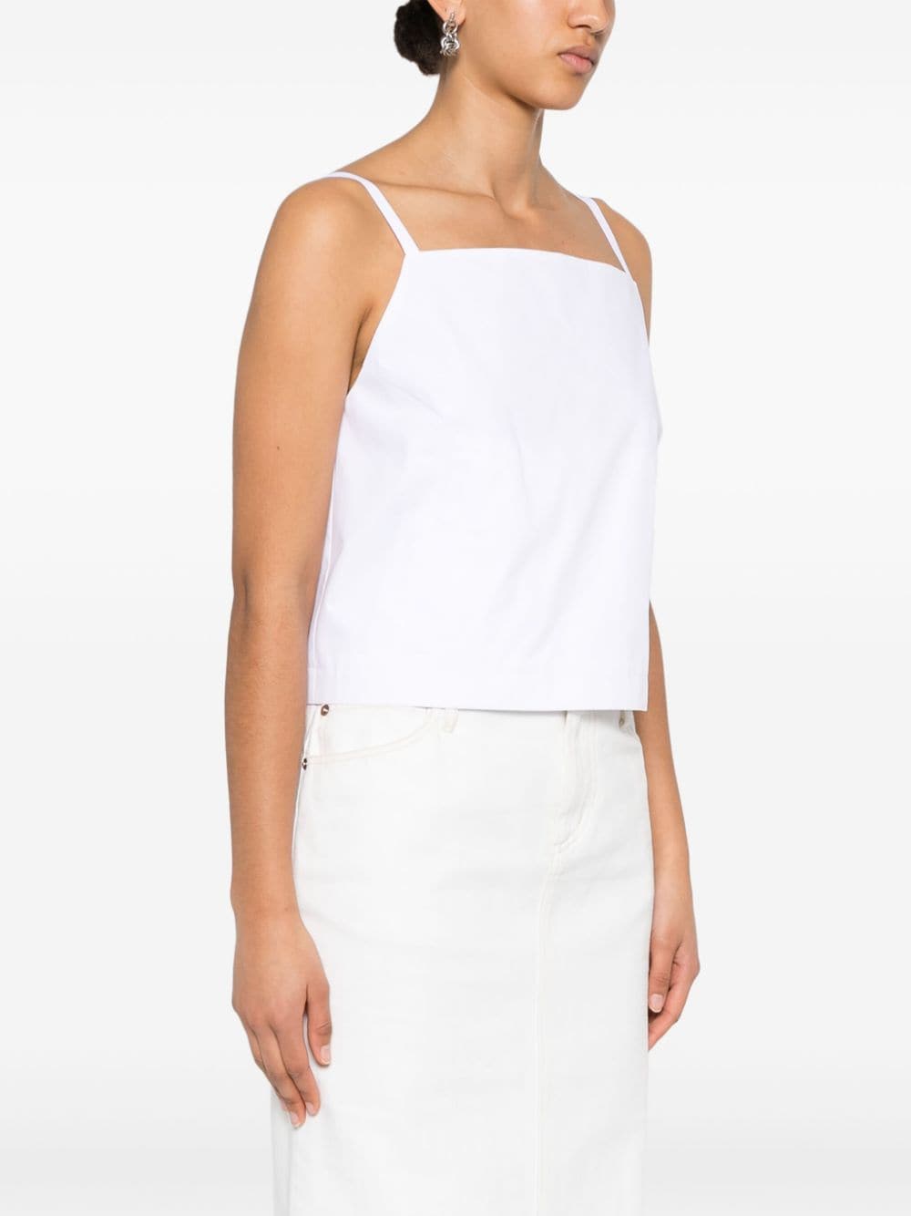 Sportmax Mouwloze top Wit