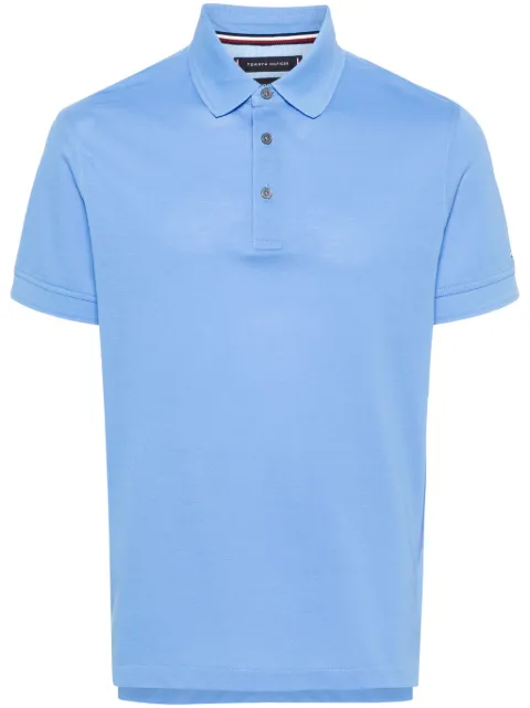 Tommy Hilfiger logo-embroidered piqué polo shirt