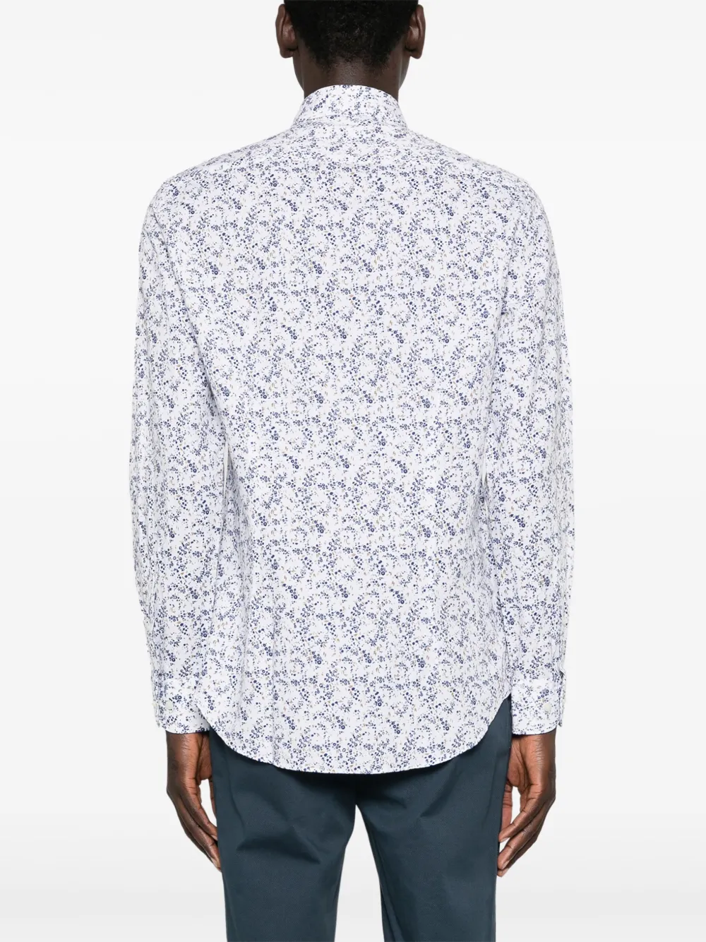 Tommy Hilfiger Overhemd met bloemenprint Wit