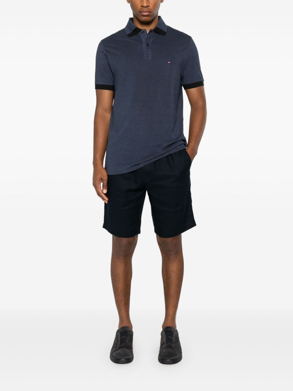 Shop Tommy Hilfiger Harlem Chino Shorts In Blue