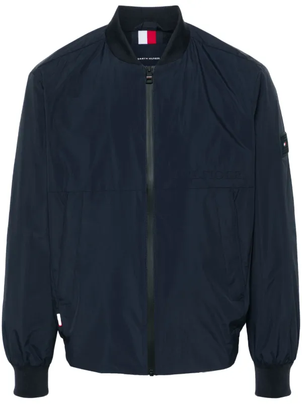 Blue tommy jacket best sale