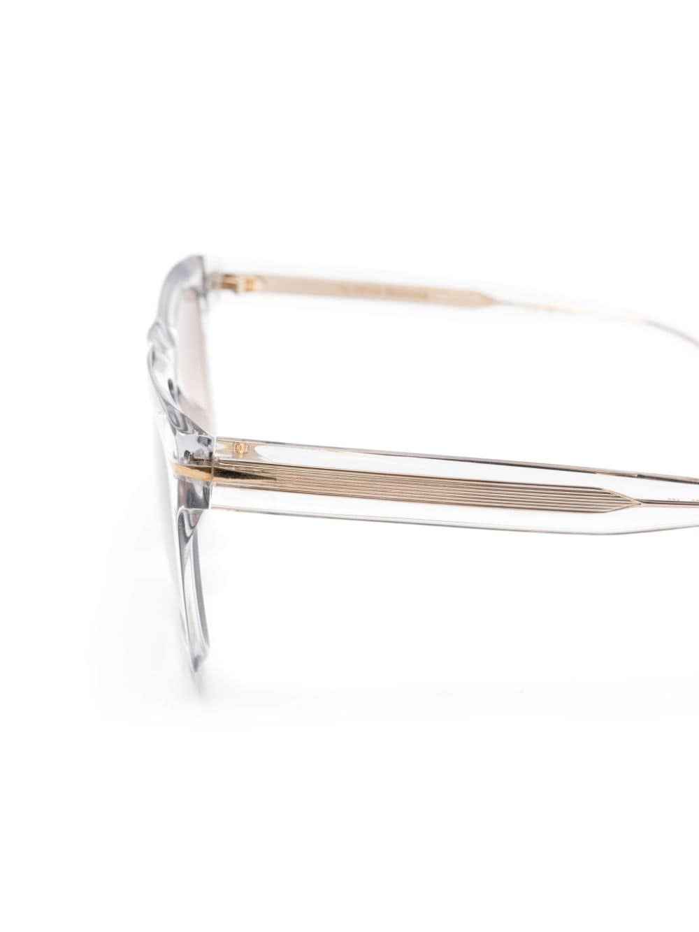 Shop Eyewear By David Beckham Db 7000 Square-frame Sunglasses In 白色