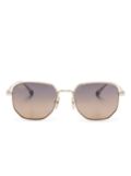 Maui Jim Lewalani geometric-frame sunglasses - Gold