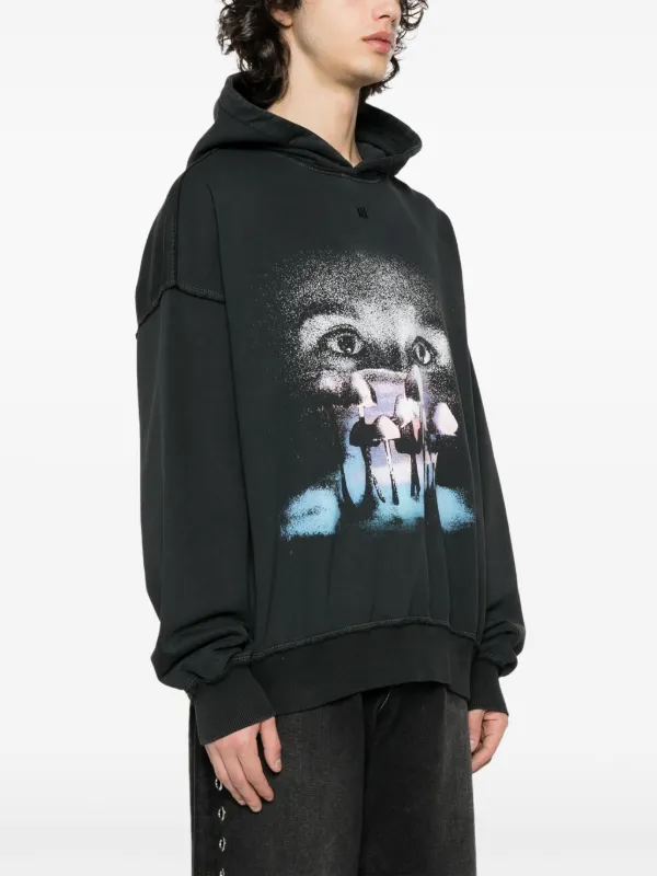 MISBHV graphic-print Hoodie | Black | FARFETCH PL