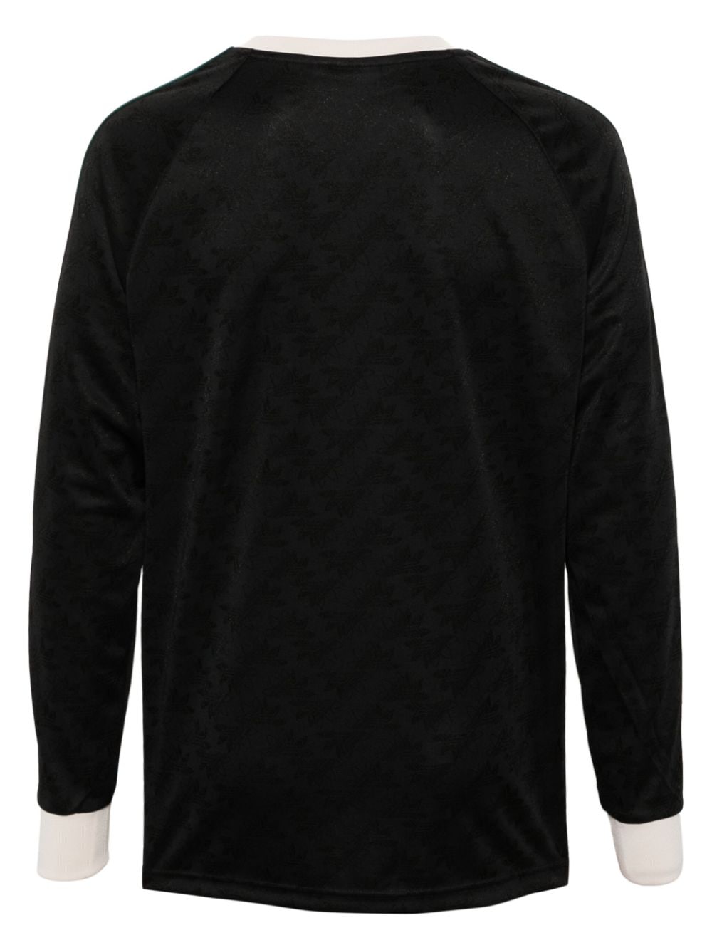 Shop Adidas Originals Trefoil-print Jersey T-shirt In Black