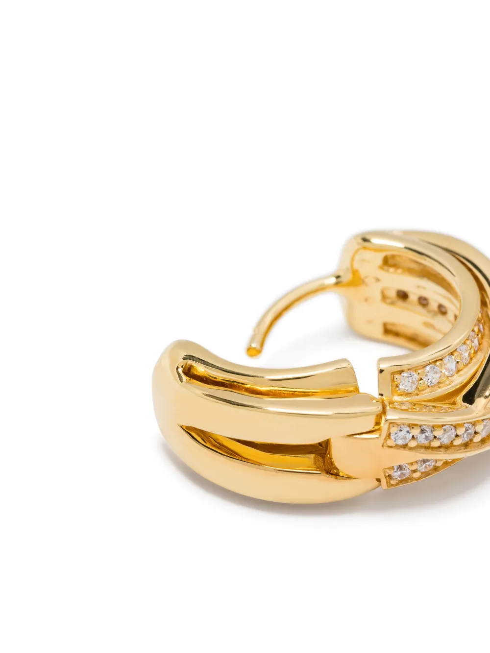 Tom Wood Orb Huggie Earrings In Gold | ModeSens