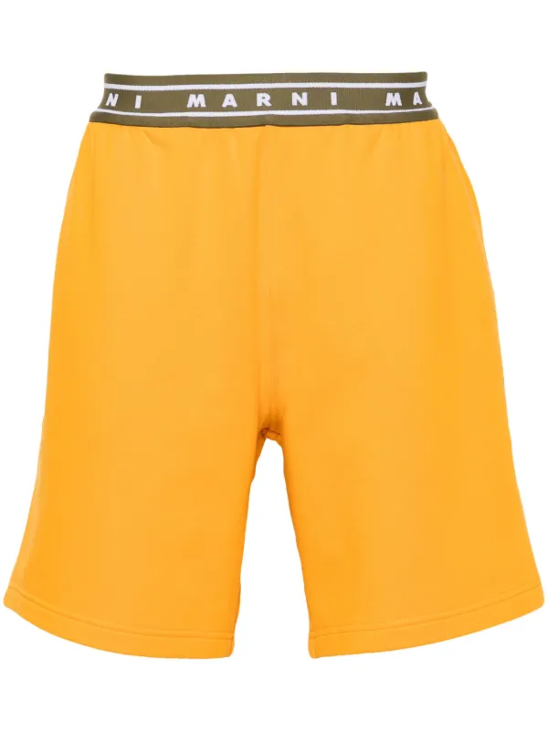 【送料&関税込】Marni Logo Shorts Marni Denim Cotton Shorts | Blue | FARFETCH