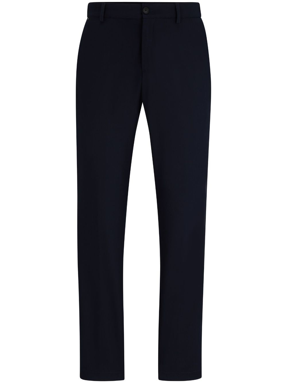 Hugo Boss Mid-rise Slim-fit Trousers In Blue