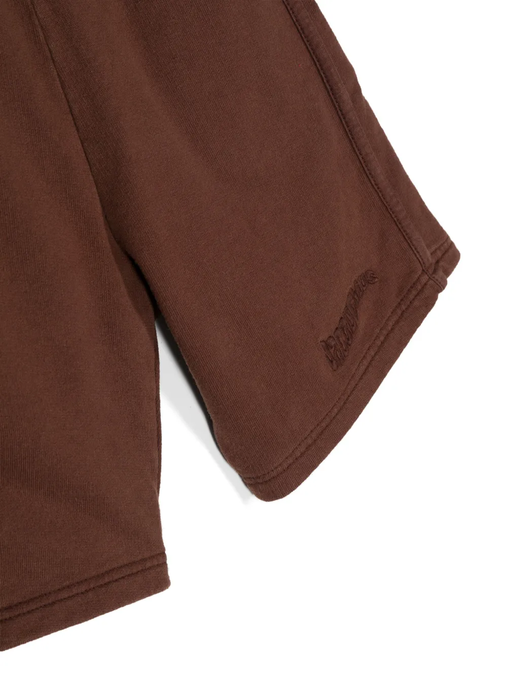 JACQUEMUS L'ENFANT Shorts met geborduurd logo Bruin