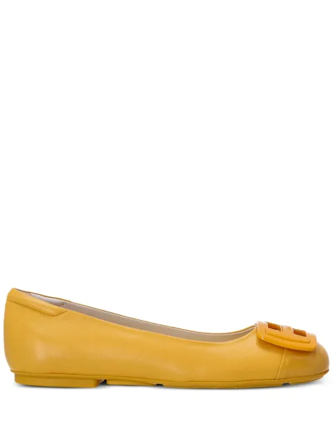 Hogan ballerines en cuir verni