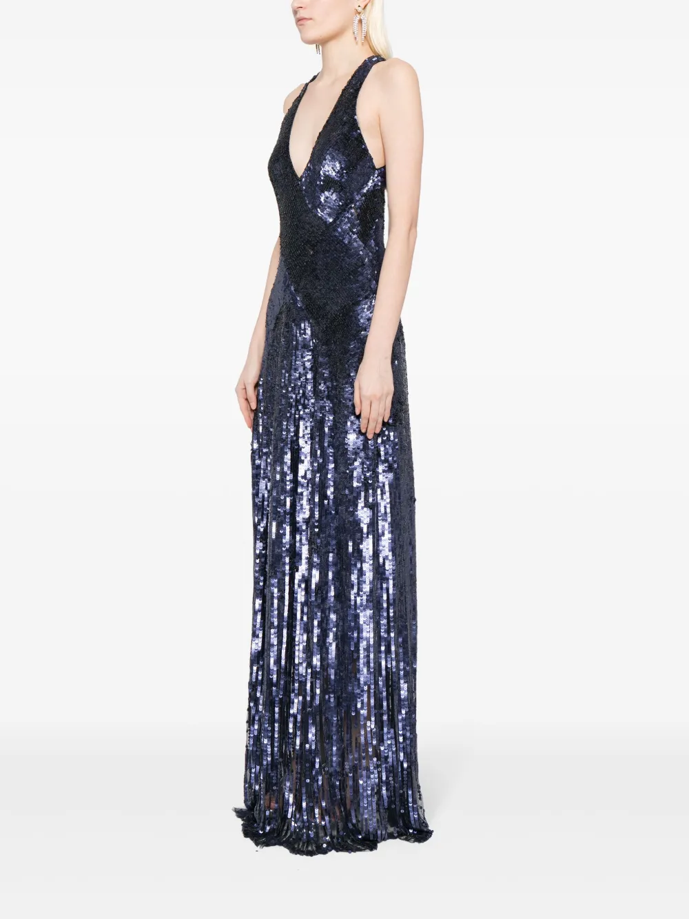 Jenny Packham Night Fever sequin-embellished gown Women