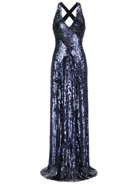 Jenny Packham Night Fever sequin-embellished gown Women