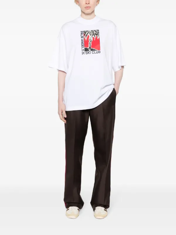 Palm Angels Palm Ski Club Tシャツ | ホワイト | FARFETCH JP