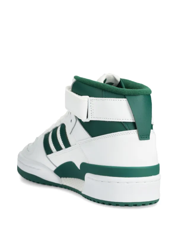 adidas forum mid white green