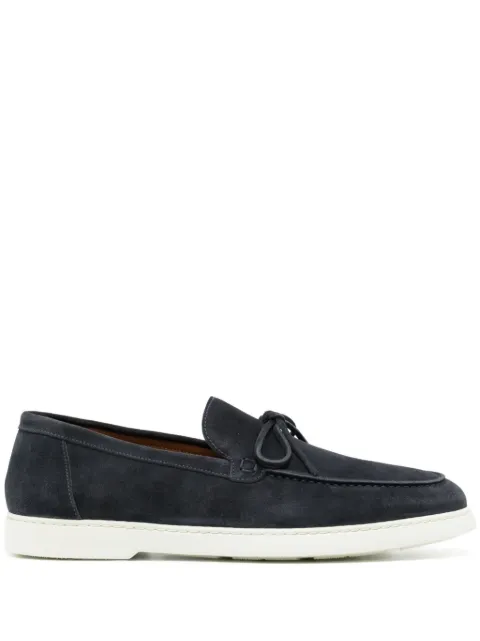 Doucal's mocasines de gamuza con agujetas