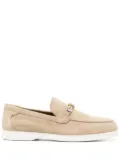 Doucal's knot-detail mesh loafers - Neutrals