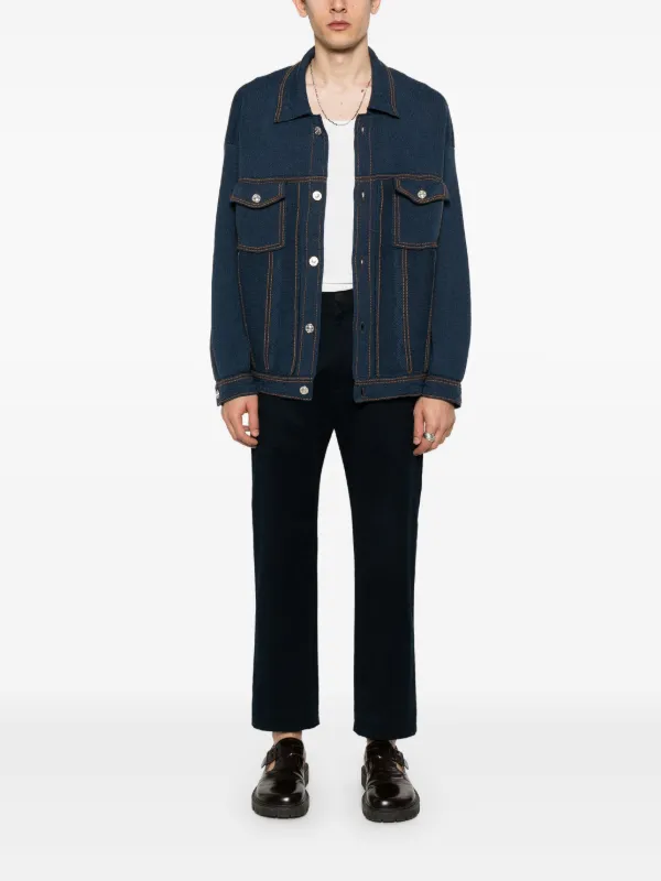 Barrie オーバーサイズ デニムジャケット | ブルー | FARFETCH JP