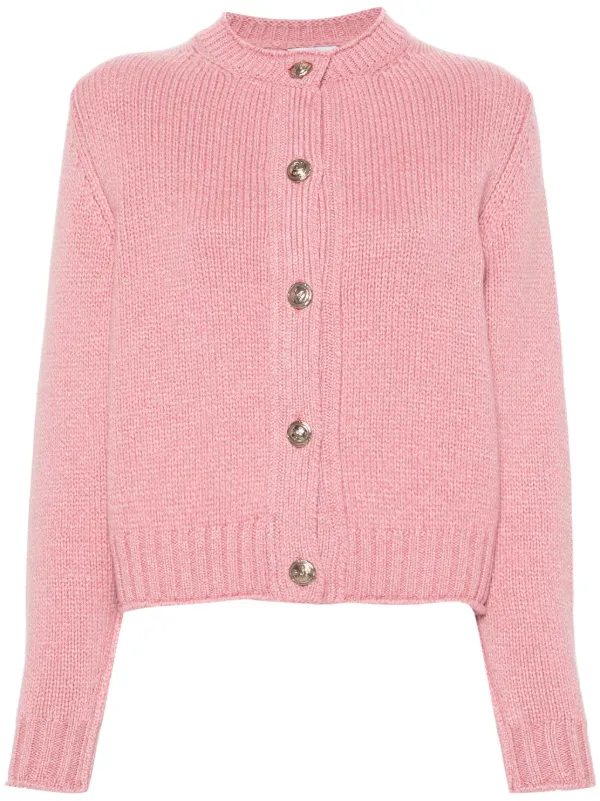 Barrie long-sleeve Cashmere Cardigan Pink FARFETCH IN