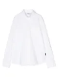 Aspesi Kids plain cotton shirt - White