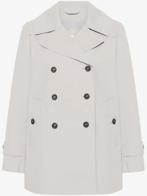 Save The Duck Sofi logo-appliqué trench coat