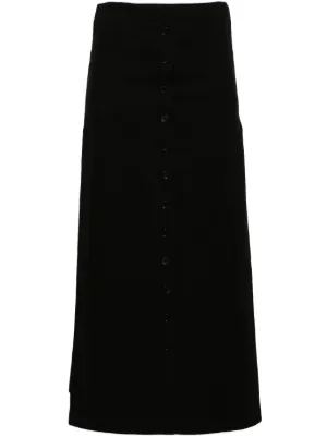 【関税込み】Loulou de Saison ブラック Liam マキシスカート Loulou de Saisonのブラック Liam マキシスカートがセール中