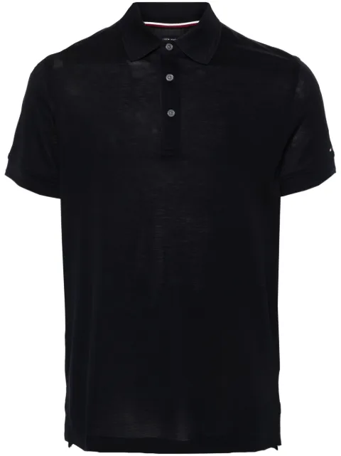 Tommy Hilfiger logo-embroidered piqué polo shirt