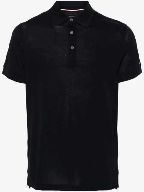 Tommy Hilfiger logo-embroidered piqué polo shirt