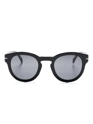 Eyewear By David Beckham スクエアフレーム サングラス | ブラック