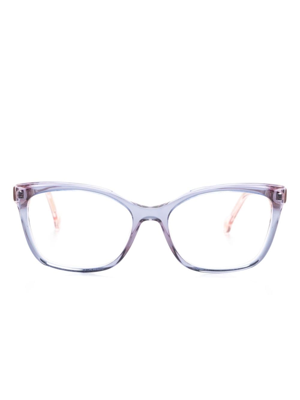 Carolina Herrera Her 0252 Wayfarer-frame Glasses In Pink