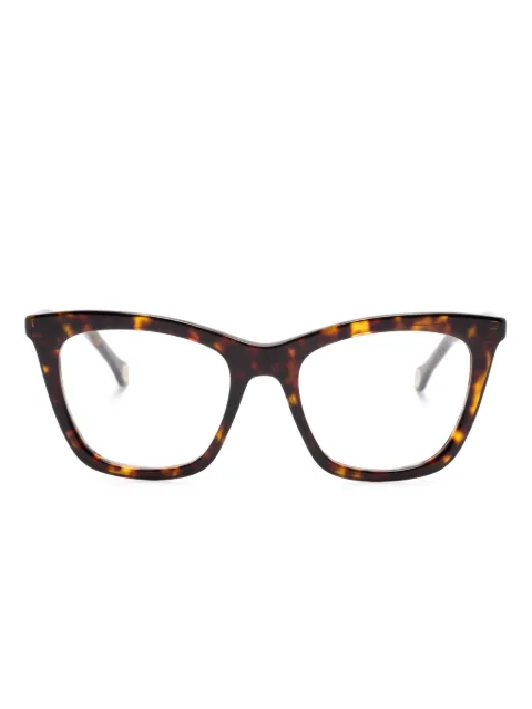 Carolina Herrera lentes con armazón cat eye estilo carey
