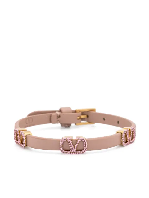 Valentino Garavani VLogo Signature leather bracelet